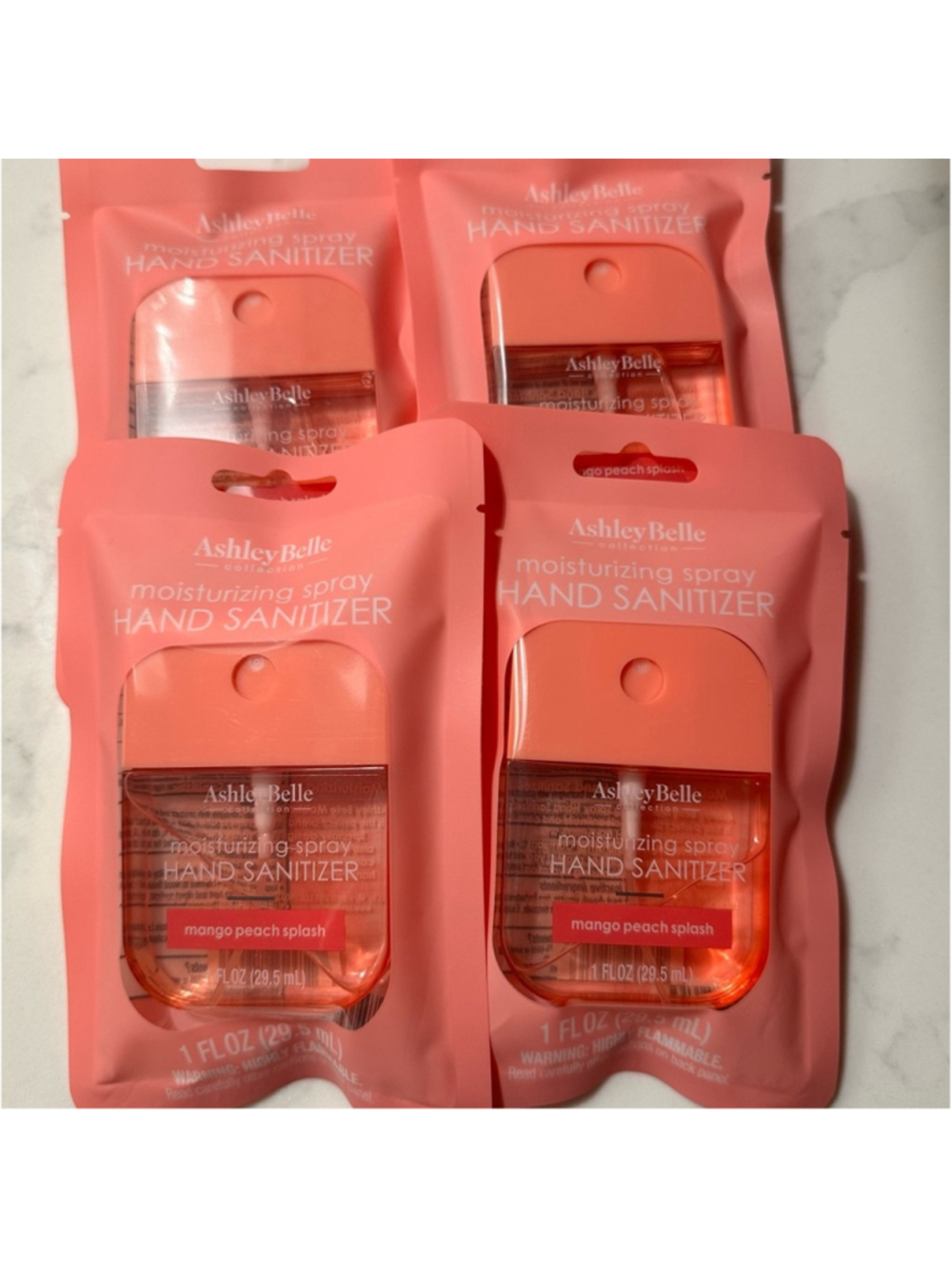 Ashley Belle Moisturizing Spray Hand Sanitizer - Mango Peach Splash